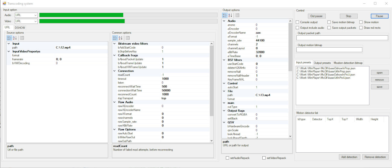 Server system for video-transcoding
